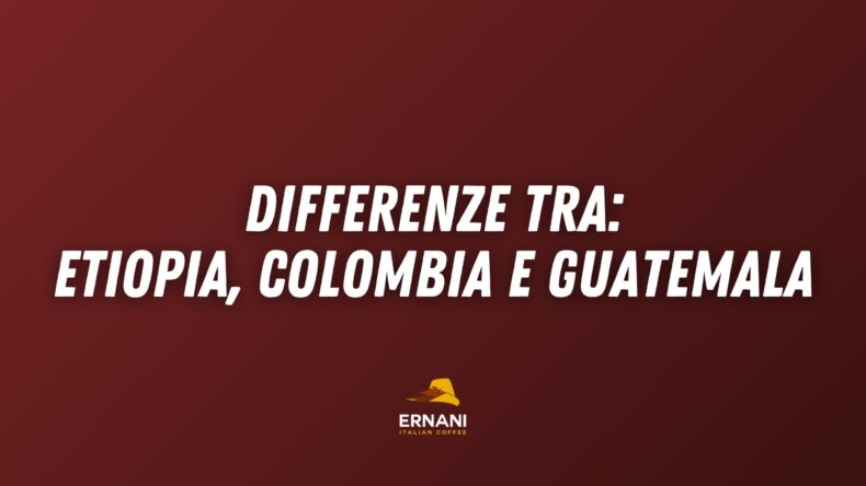 COPERTINA. Differenze tra: Etiopia Sidamo, Colombia la Meseta e Guatemala Huehuetenango