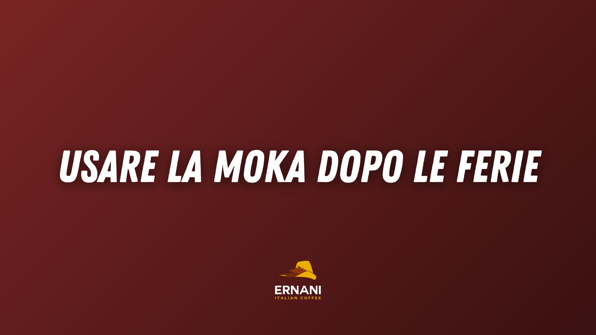 Come riprendere la moka dopo che è stata ferma per un po' di tempo per le ferie