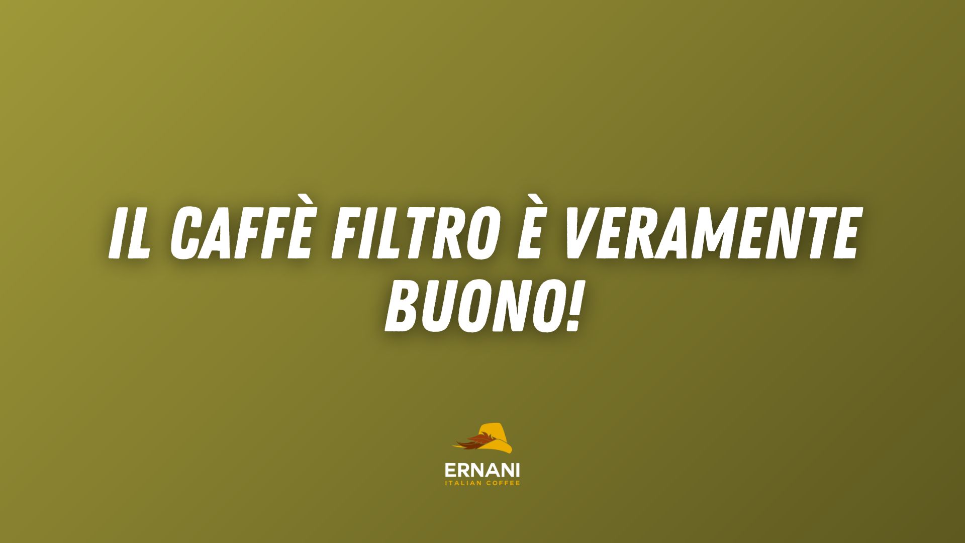 Il caffè filtro è veramente buono!