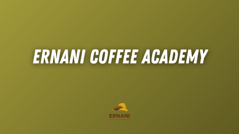 Copertina video Ernani con scritto "Ernani coffee Academy"