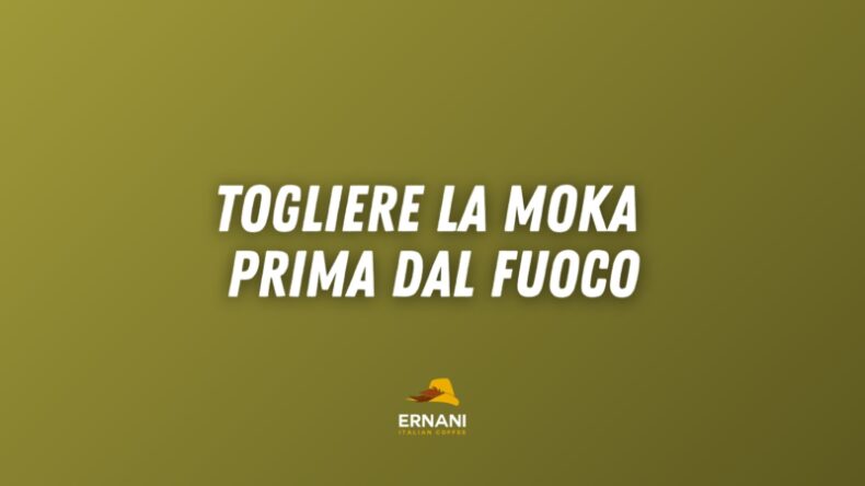 Copertina del video: Togliere la moka prima dal fuoco